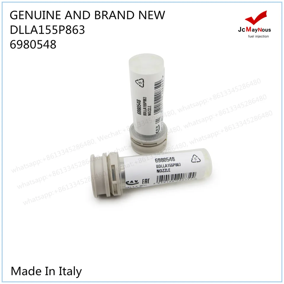 1 kus skutočného a úplne nového injekčného injektora Common Rail Injector Dysle DLLA155P863, 6980548 pre denso 095000-5921