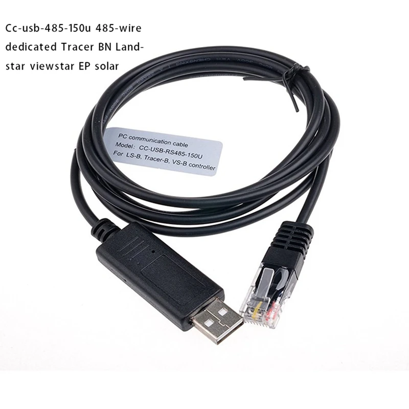1 kus Solar Controller PC Komunikačný kábel CC-USB-RS485-150U USB na PC RS485 pre regulátor solárneho náboja EP