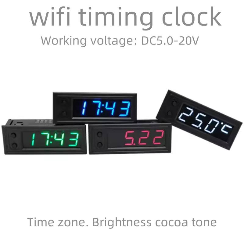 (1 kus) WiFi Electronic Digital NixTube Clock Modul MOHING Malé inteligentné sieťové sieť automatické načasovanie na sklade