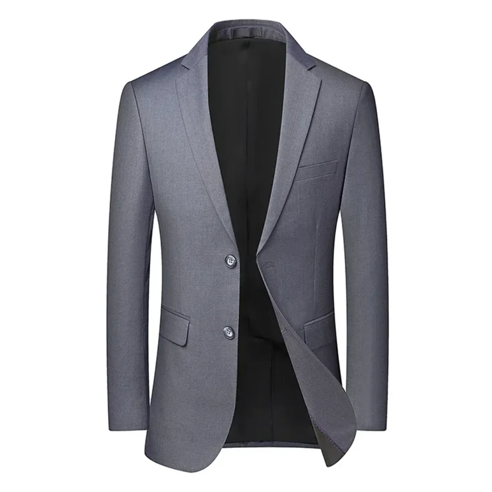 1 kusy muži vyhovujú blazers elegantné luxusné svadobné podnikanie Blue Coats Formálne bundy Kórejské
