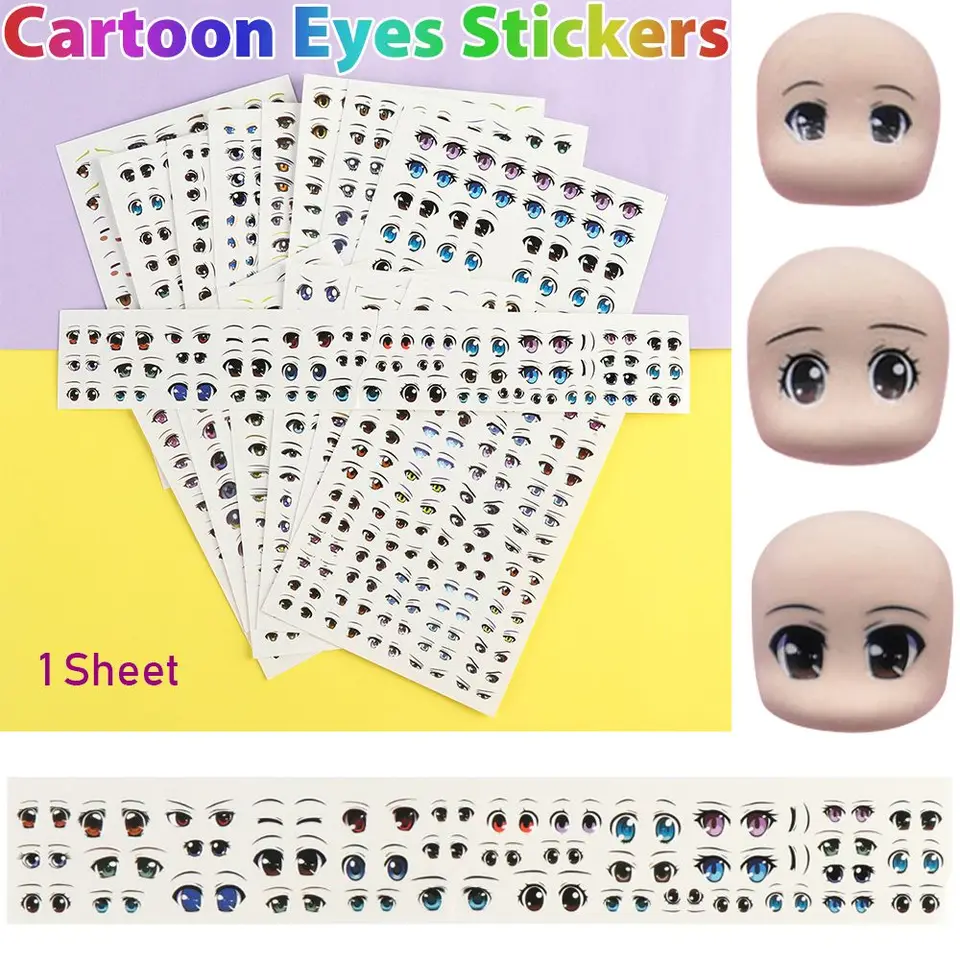 1 list viacerých viacerých Anime figurín bábika DIY DOLICKÉ DOSTATOČNÉ DOPLATKY