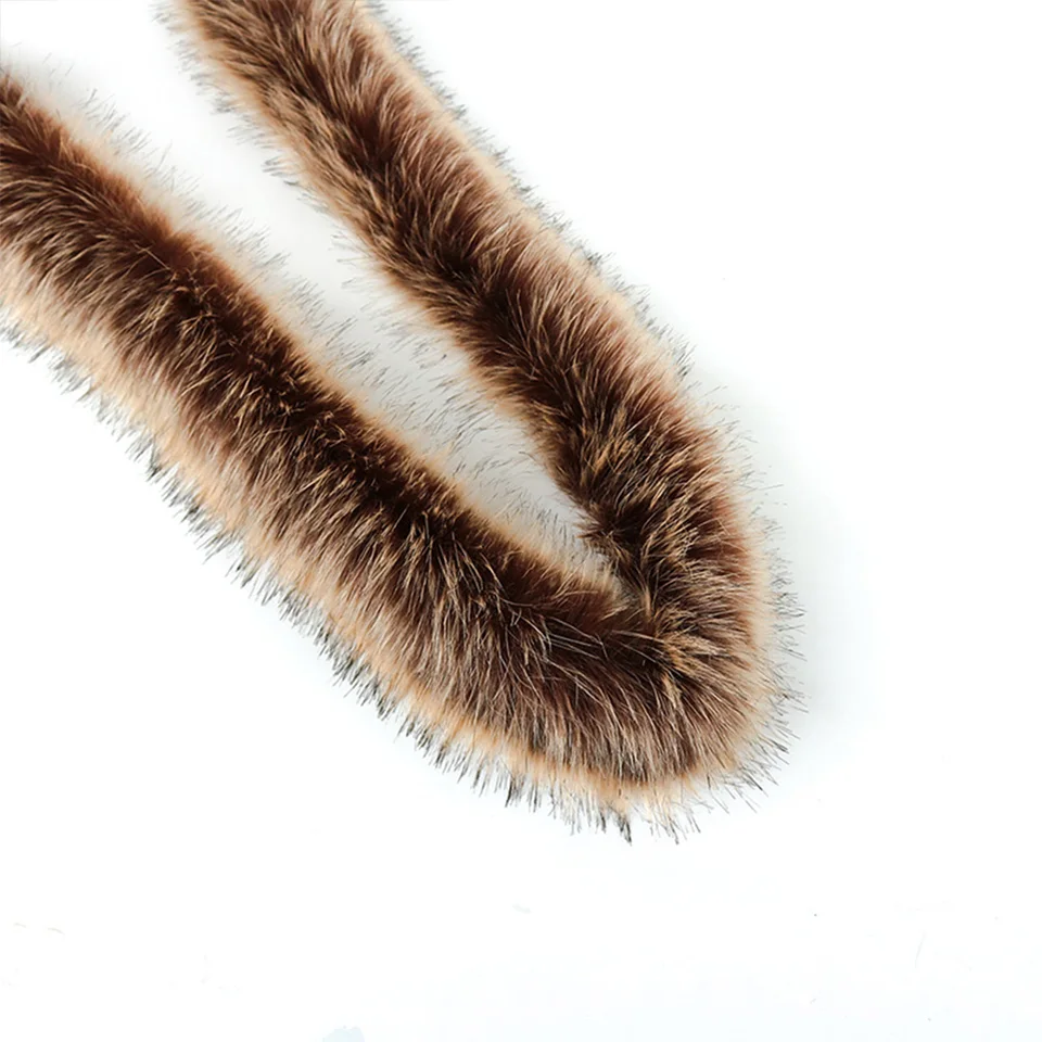 1 meter imitácia Fox Fox Fur Strip Top -Lace DIY Clothing SIWING SPRAVY
