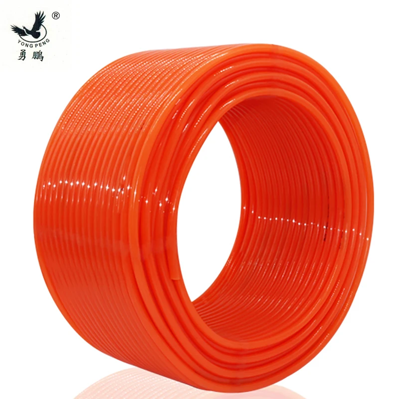 1 metrov oranžový okrúhly polyuretán dopravný dopravník PU BELT DIA. 2/3/4/5/6/7/8/10/11/11/11/1111 mm Synchrónny pásový pás