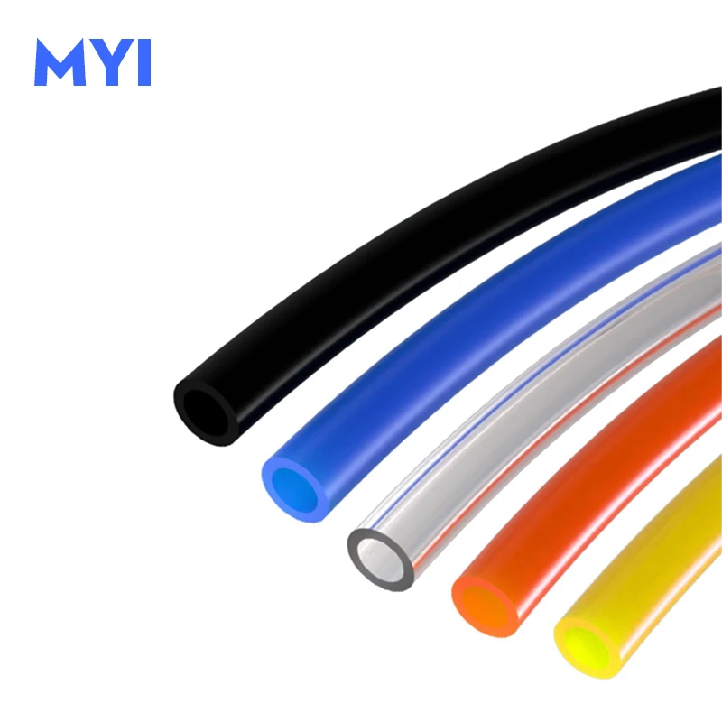 1 metrov PL Plastické plastové OD4X2,5 mm 6x4 8x5 mm 10x6,5 mm 12x8 mm hadicový rúrkový rúrkový rúrka plynná pneumatická hadica