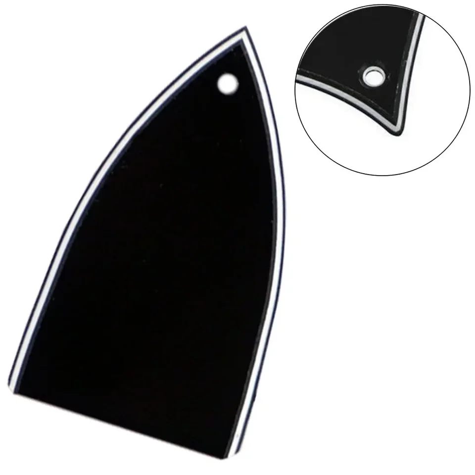 1 otvor 3 Ply Truss Rod Cover pre elektrické gitary PVC Truss Rod Cover Taš