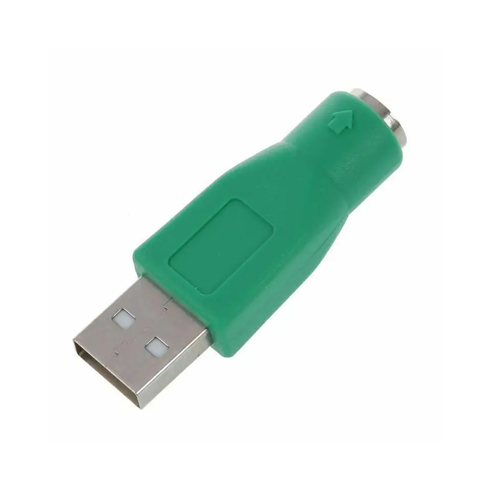 1 pc / 2 samica až USB mužský adaptér prevodník pre klávesnicu na pin mini female 6 myši USB DIN Muž W6S3