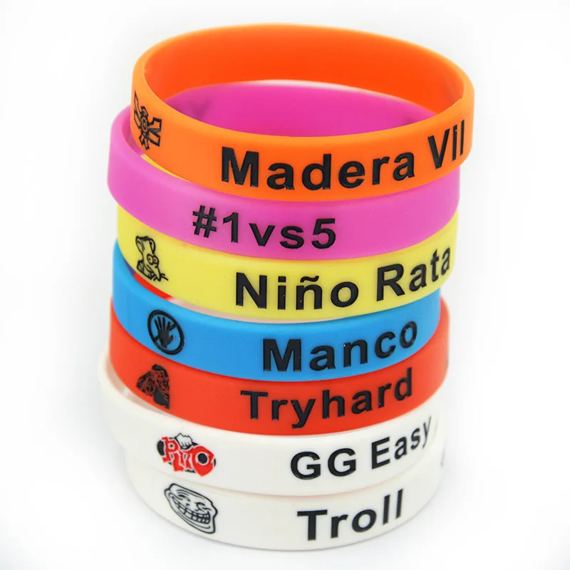 1 PC Game Gift Silikone Náramok