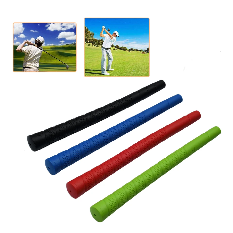 1 PC Golf Grip for Kids 24,5 cm s vysokou spätnou kosťou gumy Pohodlné mäkké opotrebenie 4 farby Golf Swing Training Supplies