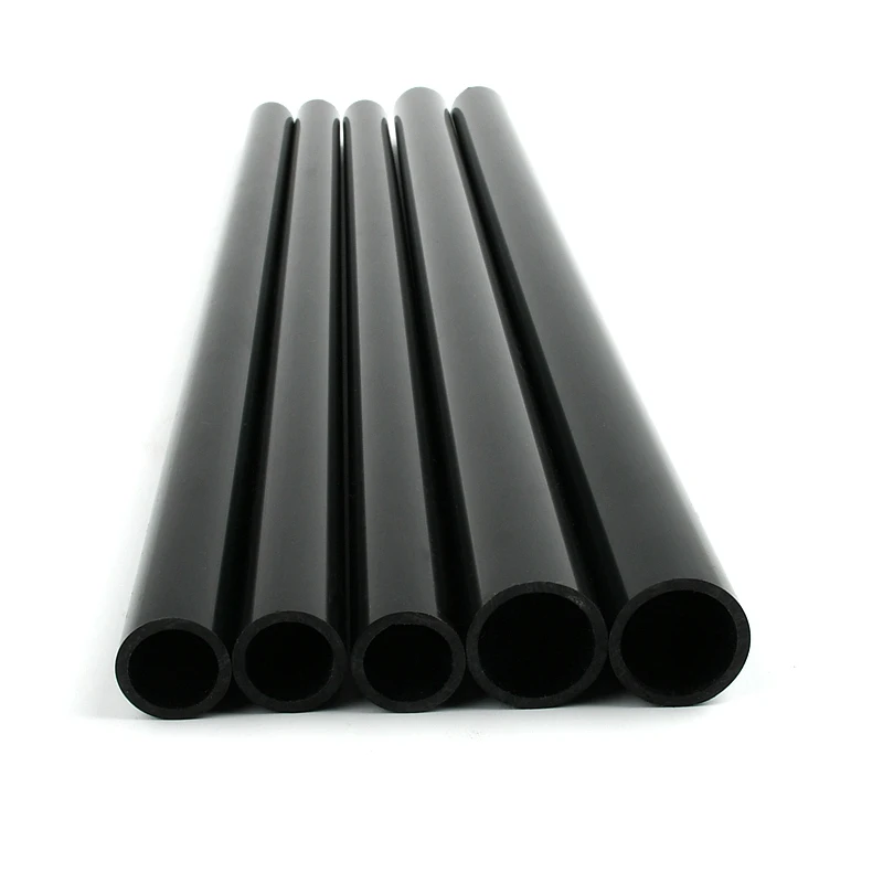 1 pc von 20-50 mm čierna PVC Dĺžka potrubia 50 cm poľnohospodárstvo Záhradné zavlažovanie Akvárium akváriová nádrž Vodná trubica inštalatérske potrubie
