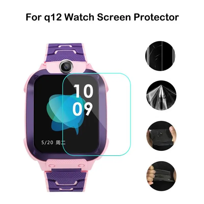 1 PCS 9H Hardness HD Glass Screen Film Protector pre Q12 Detské deti Child Smart Watch Smartwatch Glass Scree Chrániče obrazovky