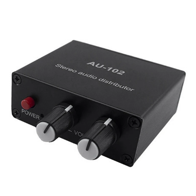 1 PCS Audio Distributor Stereo Audio Mixer Multi-Channel RCA Splitter pre výkonový zosilňovač aktívny zvuk