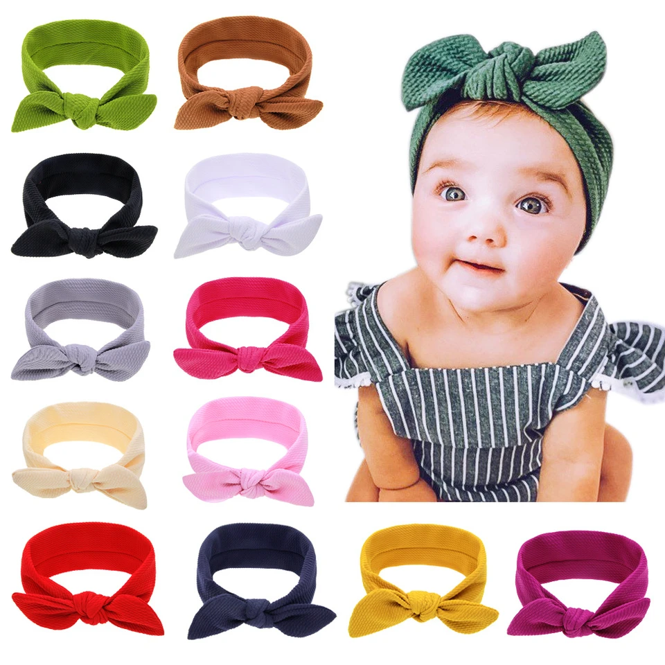 1 počítače detská elastická čelenka hlavy hlavy Girl Girl Hair Knot Knot Kojem Novorodenecké luk