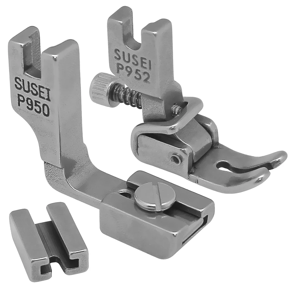 1 počítače oceľ nastaviteľné zhromažďovanie shirring Presser Foot P950 P952 pre priemyselné príslušenstvo pre šitie stroja