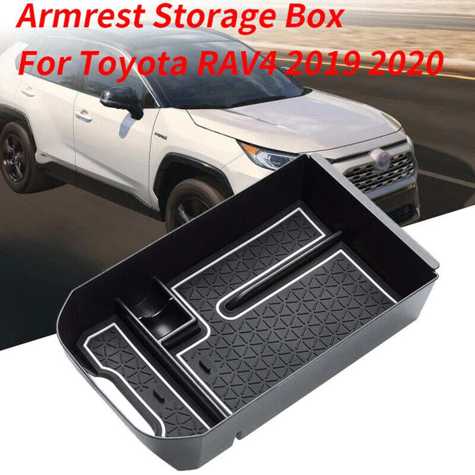 1 počítače pre Toyota RAV4 2019 2020 Storage Box Central Console Ruka