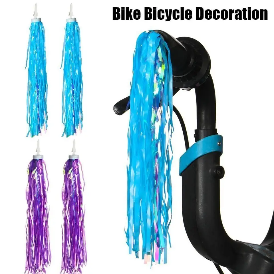 1 pár (2ks) Viacfarebné detské dekorácie Ribonské bicykle Streamery riadidla rukavice Detské bicykle Cyklistické vybavenie