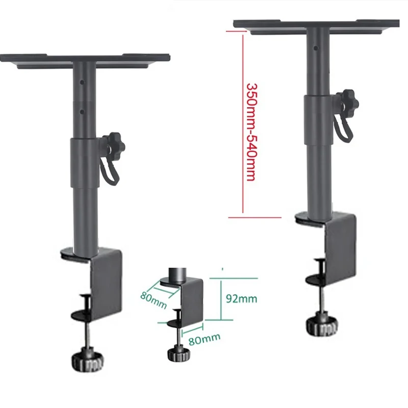 (1 pár = 2pc) XP-05H 360 Otočte vysokú výšku nastaviteľné Universal Project Desktop Mounter