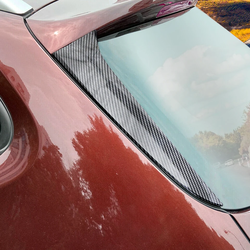 1 pár automobilov Zadné okenné spojlery lesklý čierny automobil ABS Plastový spojler zadného okna pre BMW X1 E84 2009-2015 Styling auta