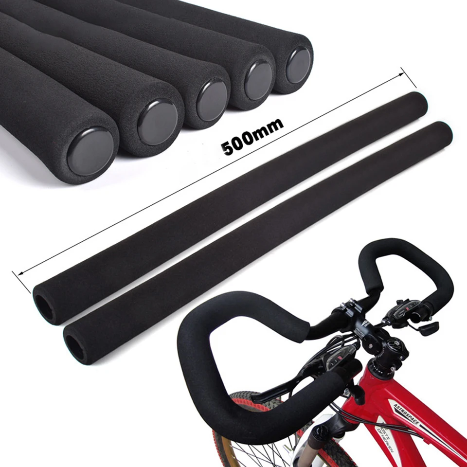 1 pár bicyklových bicyklov MTB Rube Trubová huba penovej penovej gumovej rukoväte Rukoväte Bicykel Cover na bicykli proti šmyku cyklistické príslušenstvo