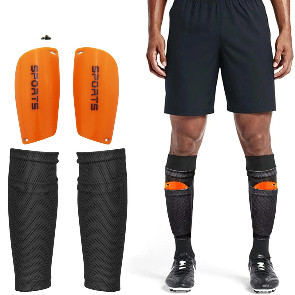 1 pár futbalových futbalových shin strážnych dospievajúcich ponožiek vankúšiky Profesionálne štíty legging shinguards rukávy ochranné vybavenie