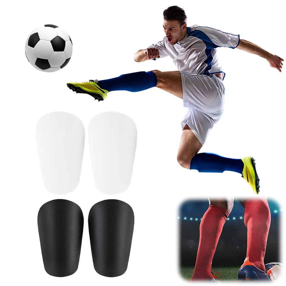 1 pár futbalových miniatúrnych shin strážcov Eva Drobné holenné podložky Shock Absorbujúce futbalové holene vankúšiky ľahké pre deti pre deti a dospelých