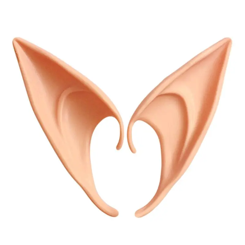 1 pár Halloween Party Elf Elf Ears Anime Fairy Cospaly kostýmy Vampire latex
