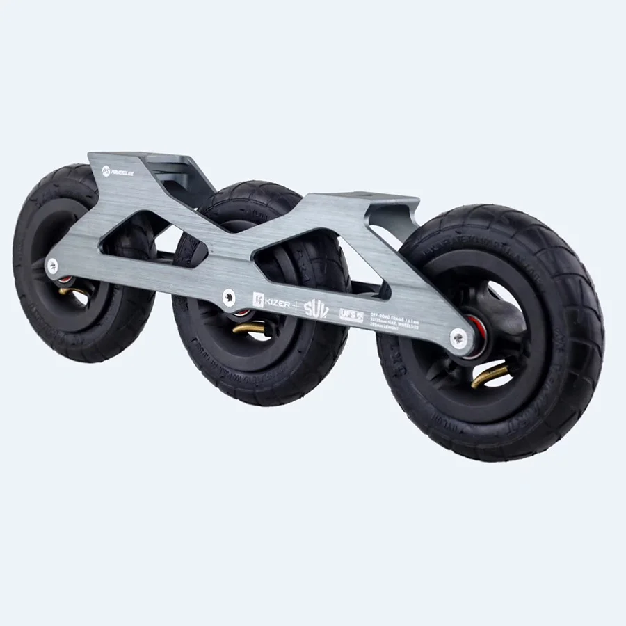 1 pár inline rámu korčuliara Powerslide Kizer SUV Originálny 3*125 mm rám s 125 mm chránený