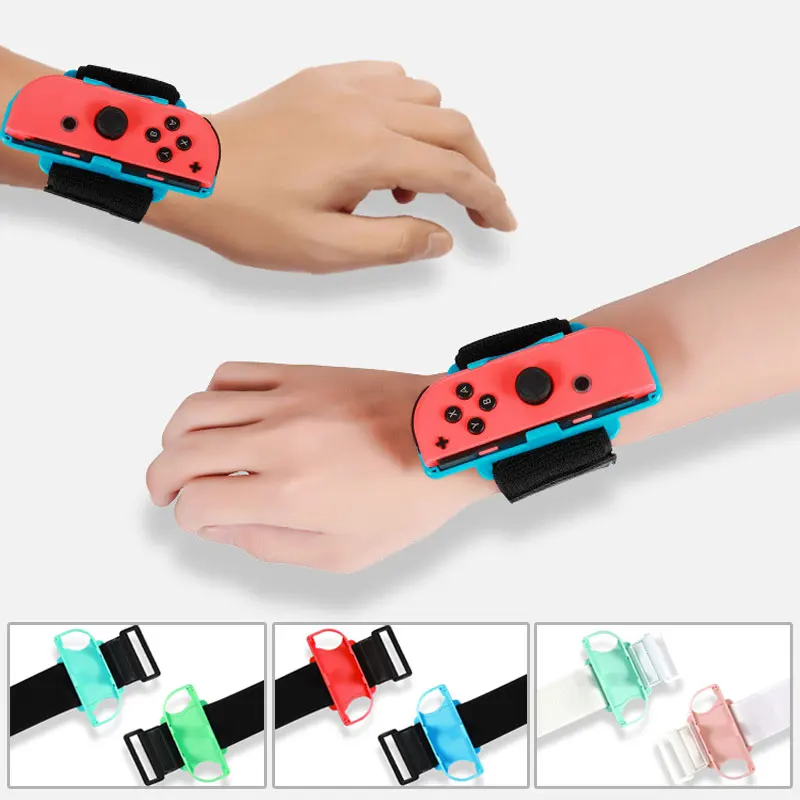 1 pár nastaviteľný pružný remienok na zápästie pre Nintendo Switch Joy Con Controller Just Dance Game Armband náramok náramok