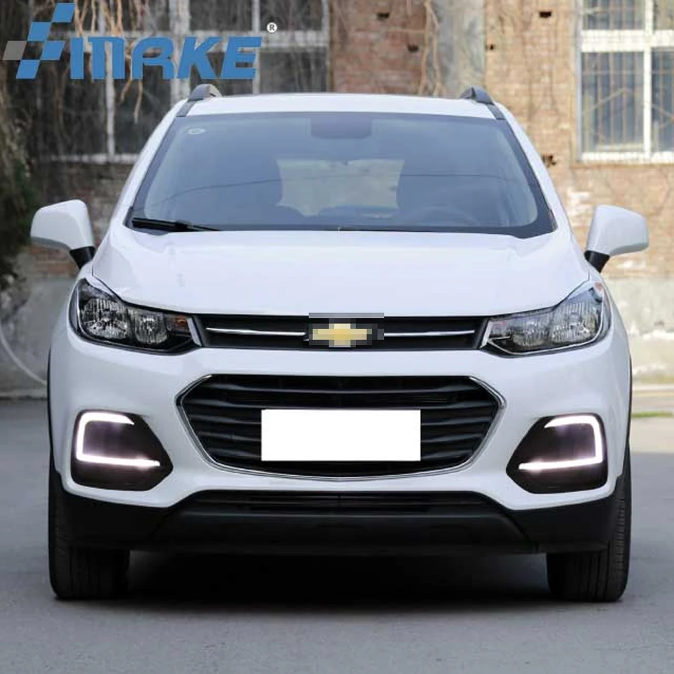 1 pár pre Chevrolet Trax Tracker 2016 2017 predný nárazník LED DRL DENNÉ LIGHT AMBER TOWN SIGNALD SILDY Zostava hmlovej žiarovky