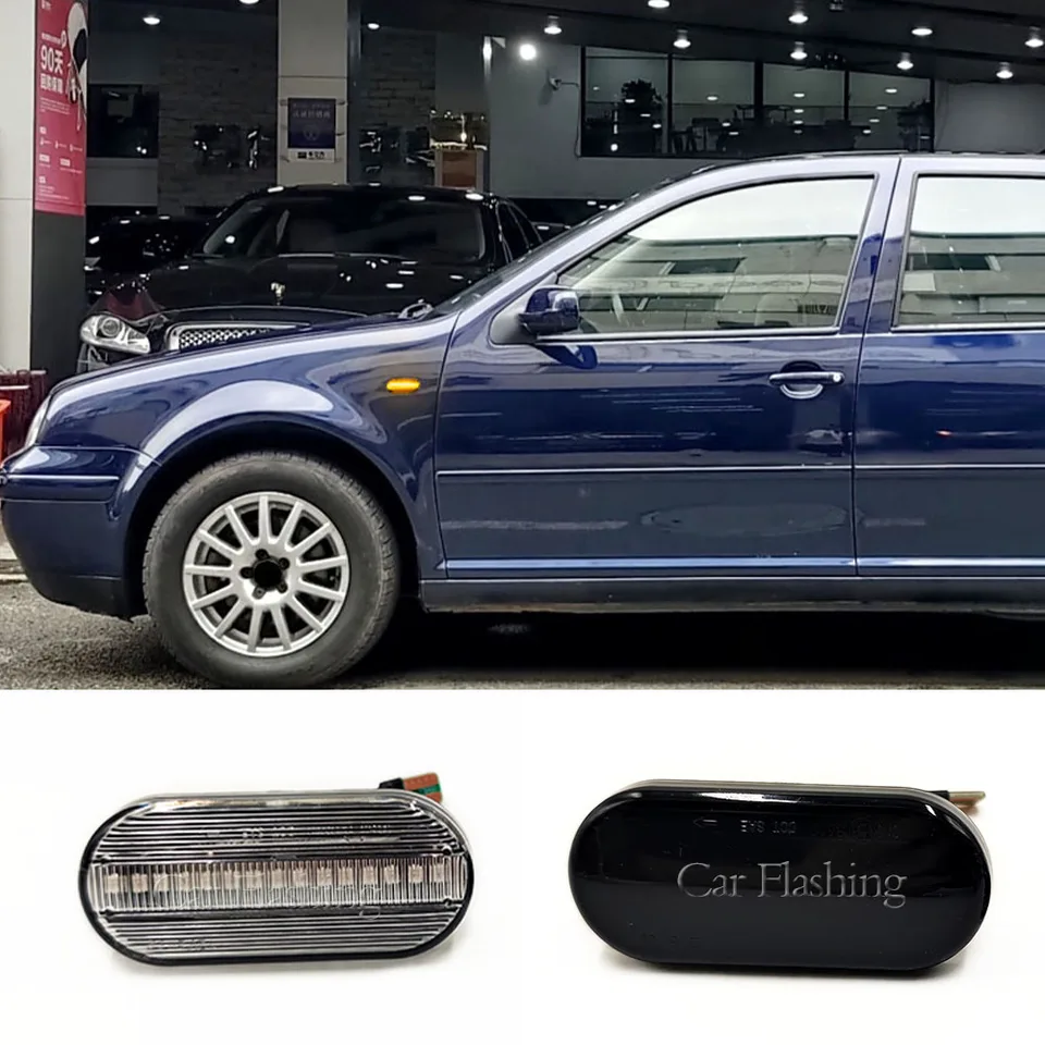 1 pár pre Volkswagen VW Bora Golf 3 4 Passat 3BG Polo SB6 LED Dynamická bočná markerová markerová sekvenčná blinkerová blinker