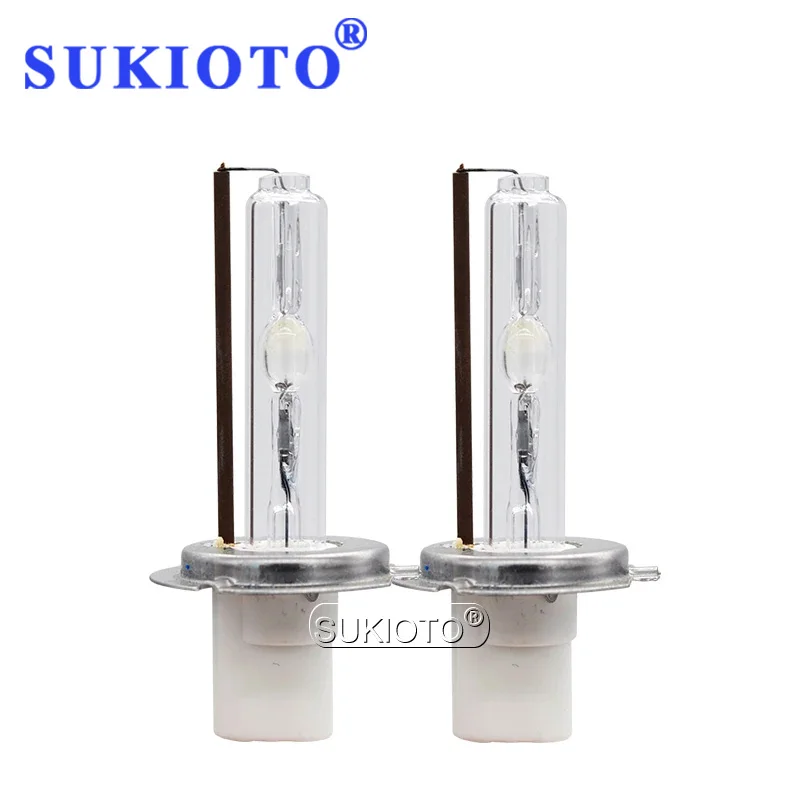 1 pár SUKIOTO 200W HID XENON SLEDNET SUMPERBURB H7 4300K ​​H1 H3 8000K H8 H9 H11 Vysoký výkon d2h 6000K xenónových žiaroviek žiaroviek