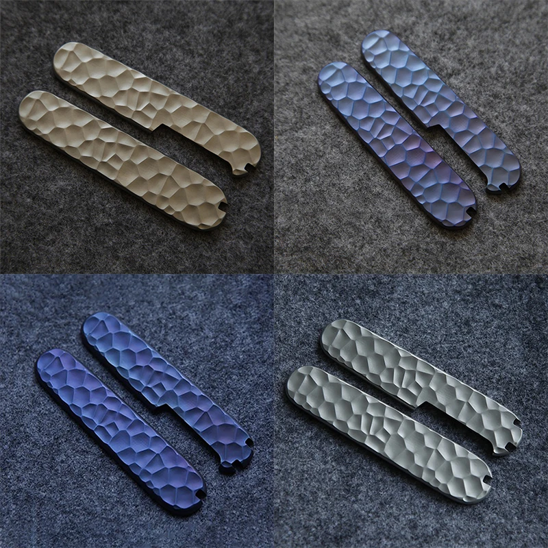 1 pár titánových zliatin nožov na stupnici nožov pre 91 mm Victorinox švajčiarske armádne nože zvládnuť DIY