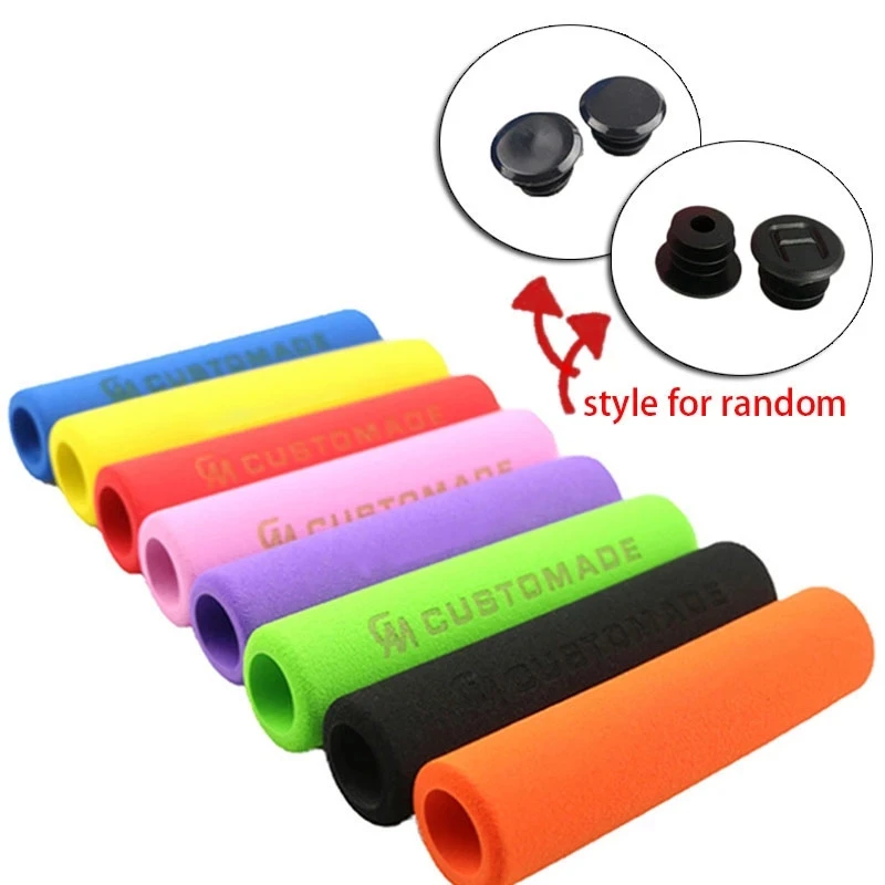 1 pár ultralight anti-skĺzavých protišmykov proti mäkkej špongii Penovitých riadidiel MTB Mountain Bike Bicykel Rovkoväť Outdoor Sports Cyling Tools