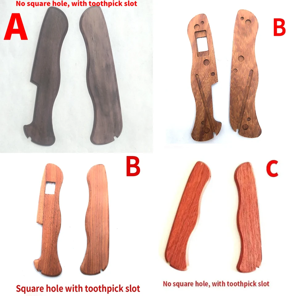1 pár vlastných rukoväte rukoväte rukoväte rukoväte rukoväte Rosewood Scales pre 111 mm Victorinox Švajčiarska armáda no Knives DIY Výroba doplnkov