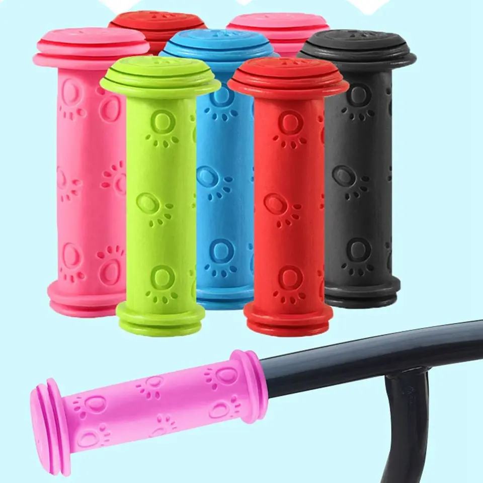 1 párová rukoväte rukoväte rukoväte rukoväte rukoväte farebne modrá červená protiškáka detské deti detské bicykle Tricycle