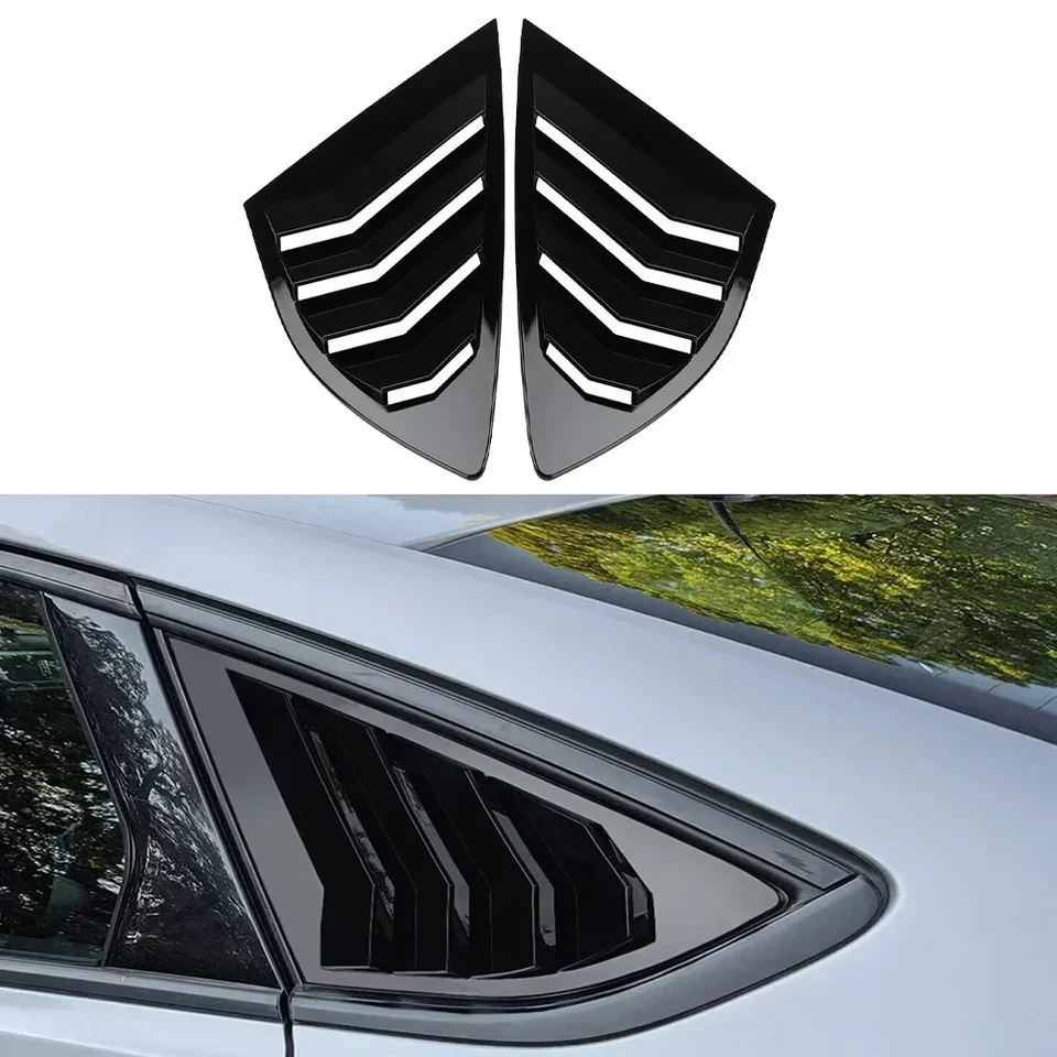 1 párové auto zadné bočné vetracie sklenené kryty na kryty uzávierky pre Ford pre Mondeo pre fusion 2013-2021