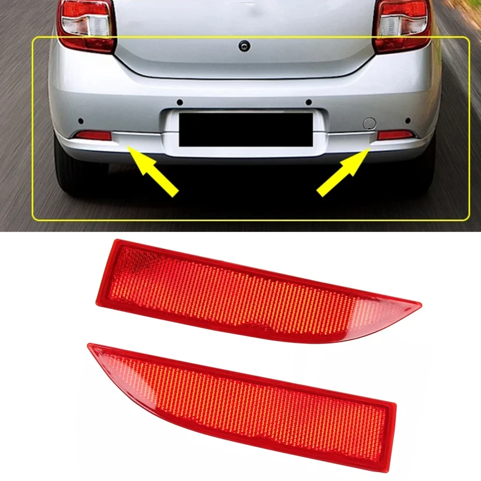 1 párové reflexné reflexné reflexné reflexné prúžky pre Dacia Logan Sandero 2012-2016 265659019r 265600427R