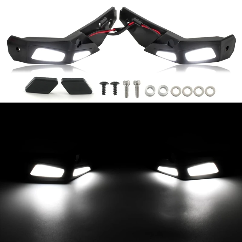 1 párové strážky s LED svetlami pre Can Am Ryker 600 900 Sport & Rally Edition Ručné ochranné kryty a LED lampa
