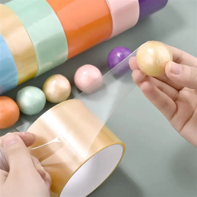 1 rolky lepiace pásky lepkavú loptičku DIY farebná dekompresia lepkavá loptička Stres Stres relaxačný rolling hračky Party remeselnícky darček
