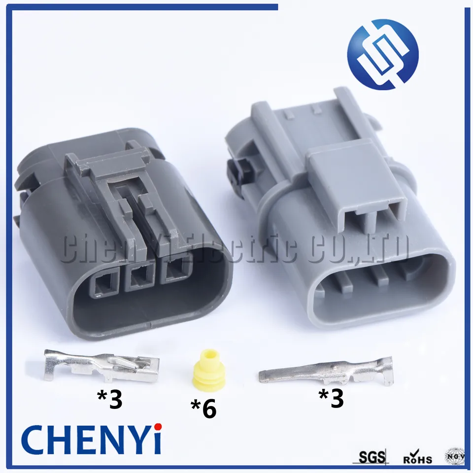 1 sada 3 pin samica alebo samec 7223-1834-40 2,8 mm automobilový zapaľovací cievku