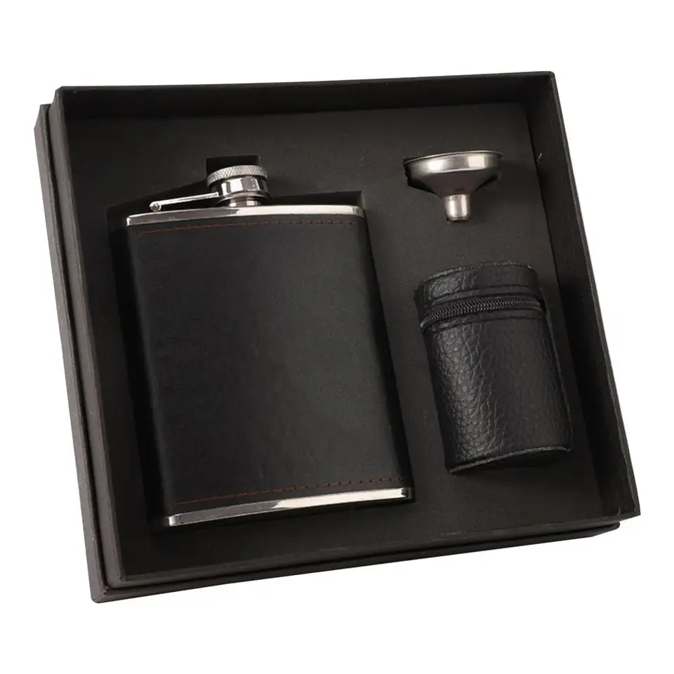1 Sada bedrovej banky z nehrdzavejúcej ocele prenosné 7oz whisky likérky vrecková banka Hip Flask alkohol whisky hip banka pre domáce potreby