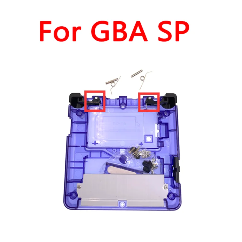 1 sada LR gombíky Springs w/ tyče opravy náhradné diely pre GBA SP v pravom ľavom tlačidle Springs GBASP