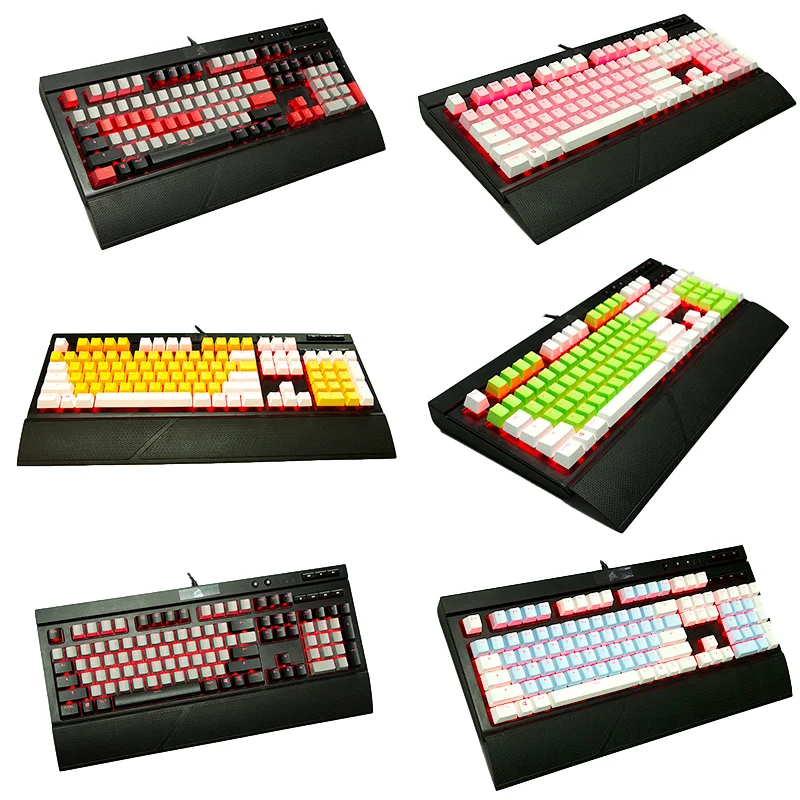 1 sada pbt podsvietených kľúčov pre Klávesnicu Corsair K63 K65 K70 K95 Strafe K68 K100 K70 RGB TKL/PRO K70 MINI KEY CAPS