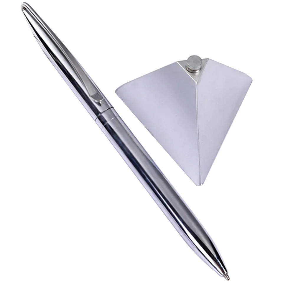 1 sada podpisového pera s magnetickou základňou Denné použitie písacích piskov Pen Desk plávajúce písacie pero