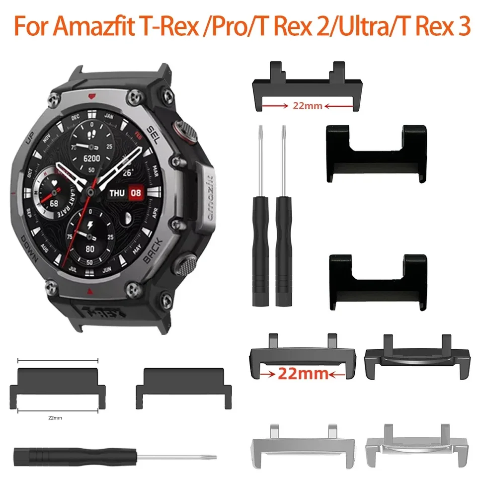 1 sada pre AmazFit /T-Rex Pro /T Rex 2 /T Rex 3 hodinky konektorový skrutkovač náradie kovový adaptér PIN Screwdrivers Príslušenstvo