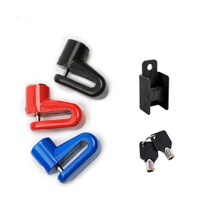 1 Sada proti krádeži Bicycle Electric Secootter Disk Wheels Lock pre cyklistické skútre motocykle príslušenstvo