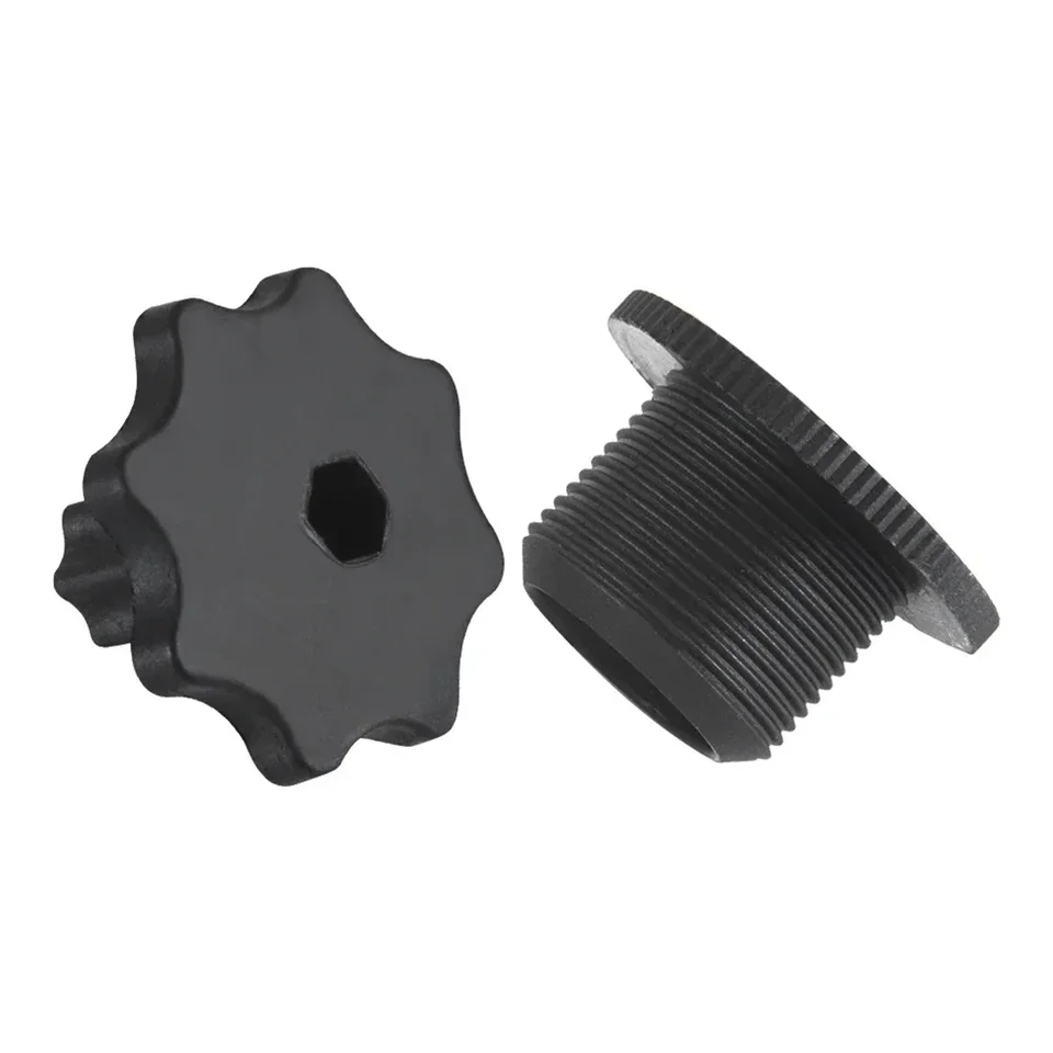 1 Sada skrutiek bicyklových kľukových skrutiek nylon čierna 18 mm pre Shimano HollowTech s náradím na bicykli skrutkovacia skrutka vonkajších skrutiek bicyklov