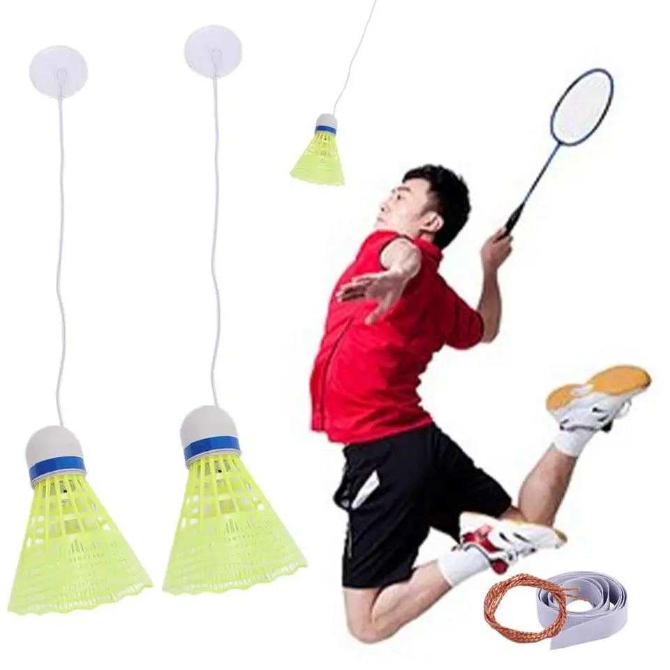 1 Sada sprievodná prax Traininer Badminton Spin Recound Self Training Badminton Stretch odpaľovanie Self Training Shuttlecock