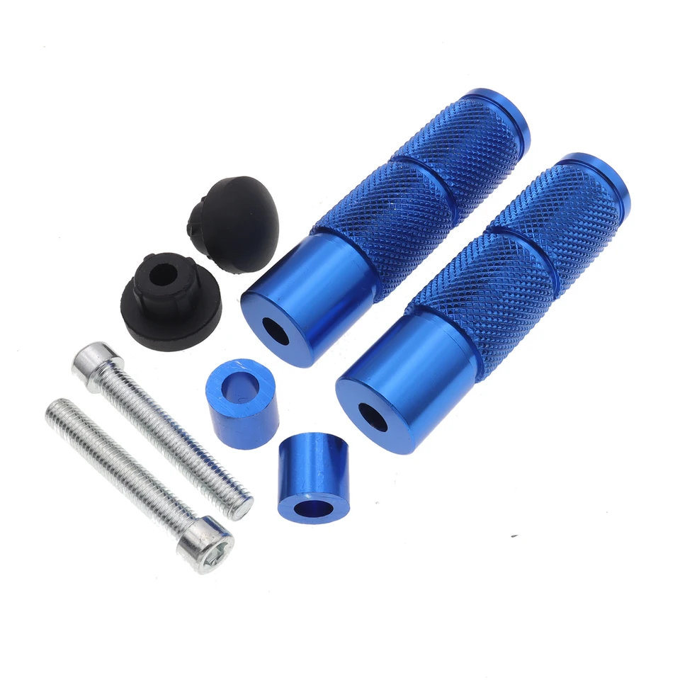 1 Sada Universal CNC hliníkový motocykel upravený okrúhlymi pegs kolíky zadných jazdcov Pedály pre kolobežku na bicykli Dirt Pit Bike Atv