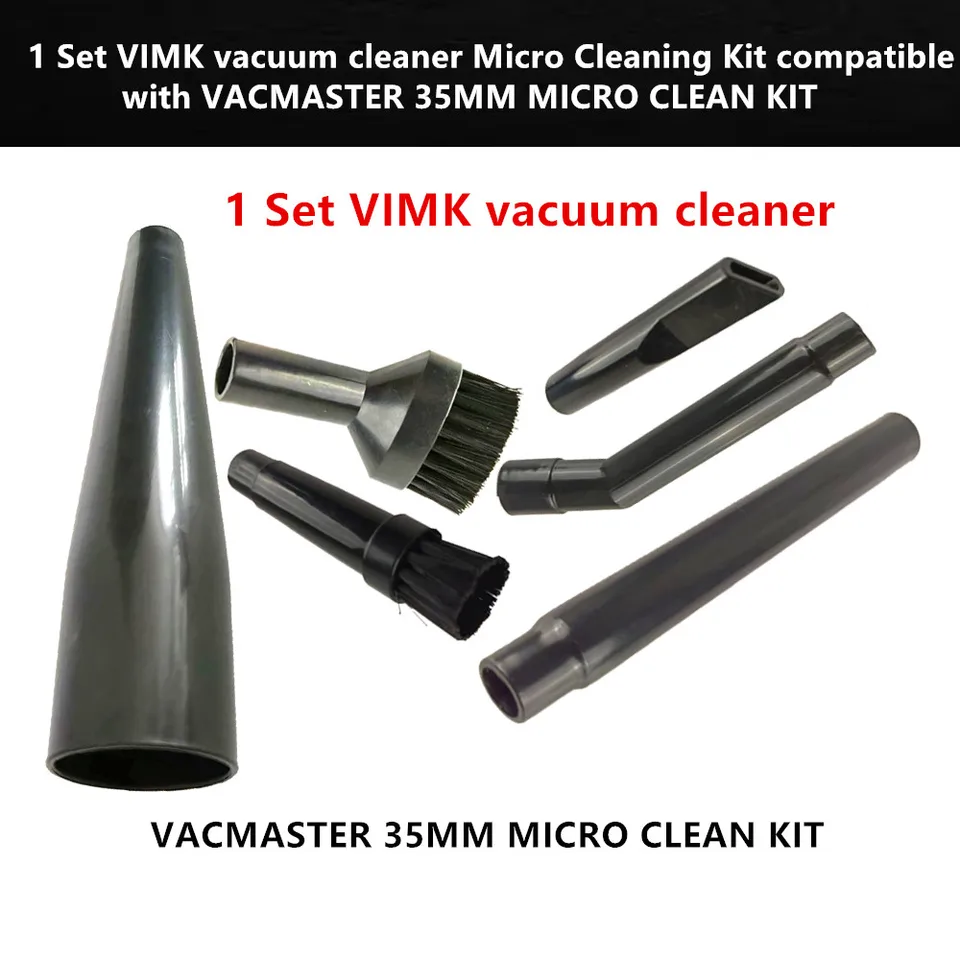 1 Sada VIMK vysávač mikro čistiaca súprava Mikro čistiaca súprava Kvozutok kefy Crevice Compatibilný s vacmasterom 35 mm mikro čistá súprava