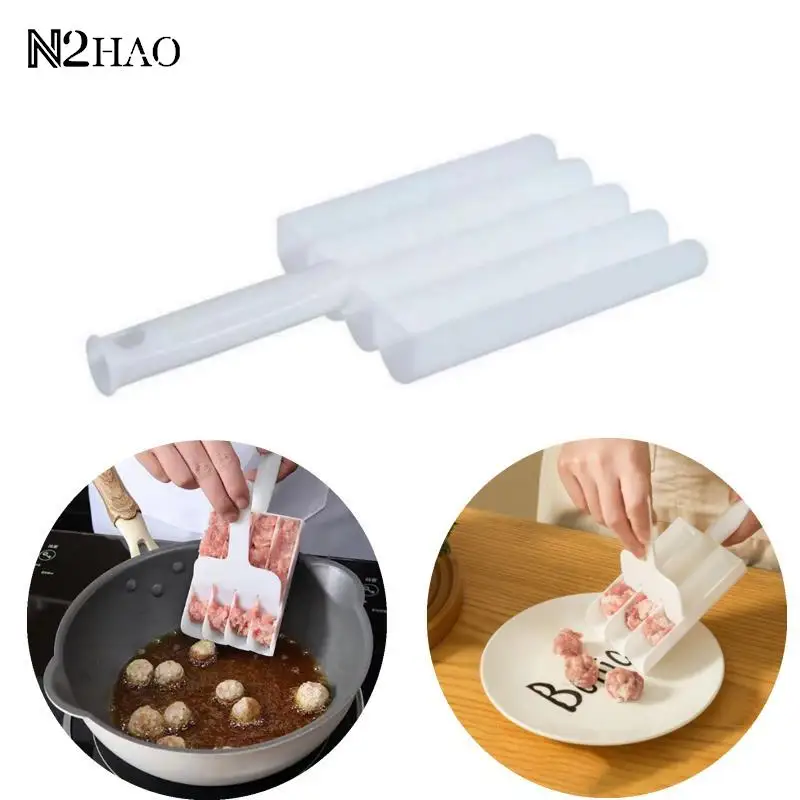 1 Sada výrobcu mäsového gule Fried Fish Beaf Mäso Mäso Folls Fors Spoon Meat náradie kuchynské gadgety varenie doplnkov